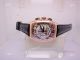 Copy Franck Muller Black Croco Rose Gold Crocodile Leather Strap (6)_th.jpg